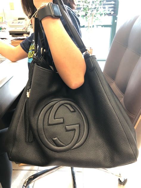 black gucci bag ebay|black Gucci bags women.